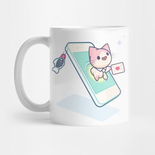 Inbox Kitty Mug